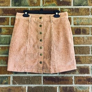 Favlux velvet suede skirt